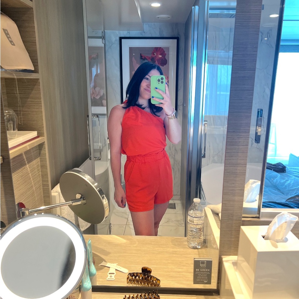 Chic Red Orange Set